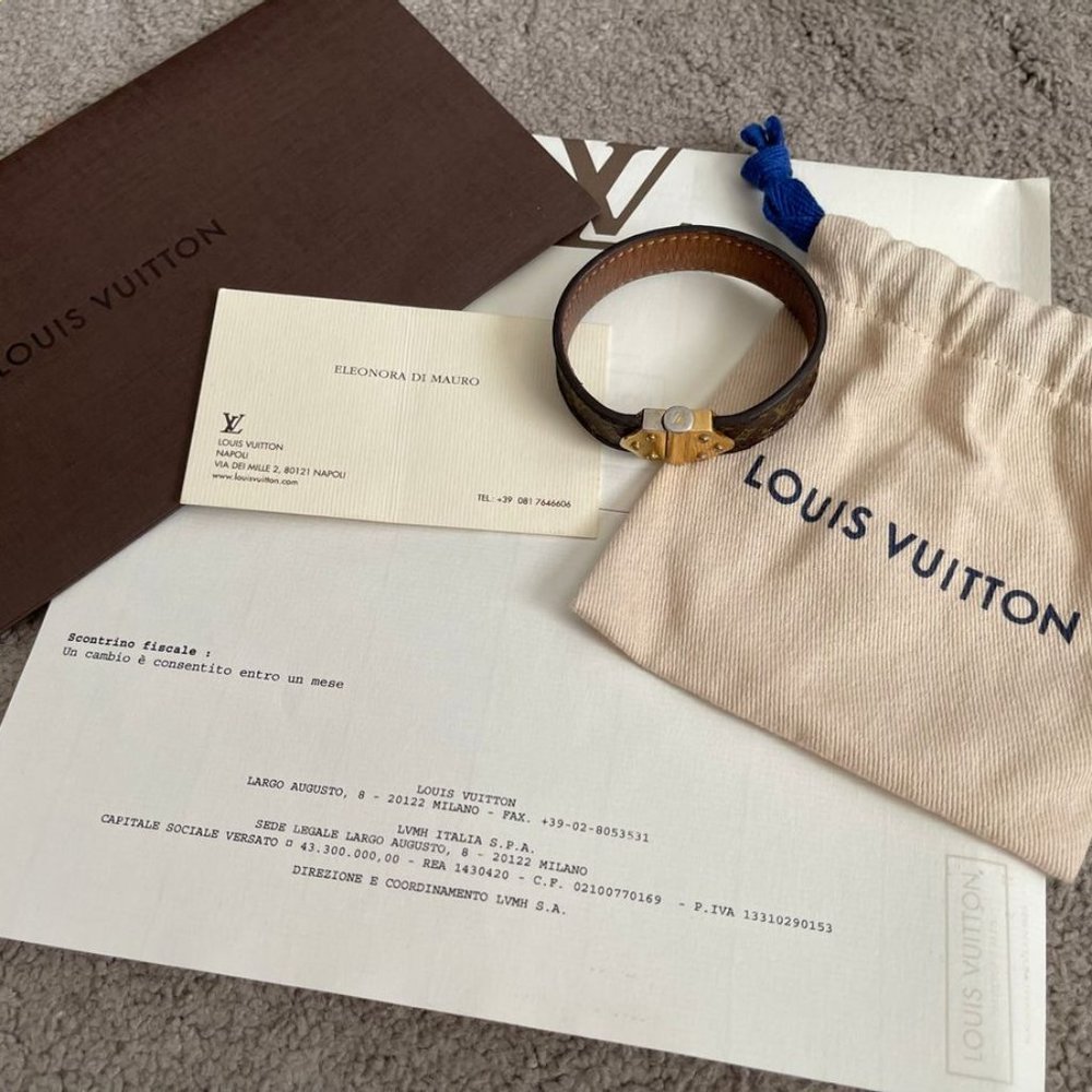Louis Vuitton Authentic Nano Monogram Bracelet - Picture 2 of 2